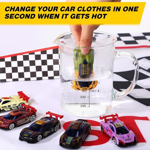 Hydren 3 PCS Color Change Cars Adoy Oper in Water Color Dilling Bath Toys Car Goodie Pags Fulers Funder Funder Favor in Saudi Arabia