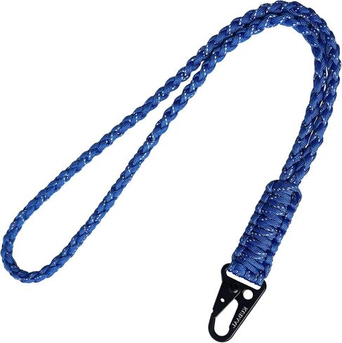 Paracord Lanyard keychain keyard heavice wraced keychain keychain lanyard for keys id camping haking action just action in Kuwait