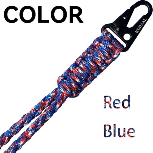 Paracord Lanyard keychain keyard heavice wraced keychain keychain lanyard for keys id camping haking action just action in Kuwait