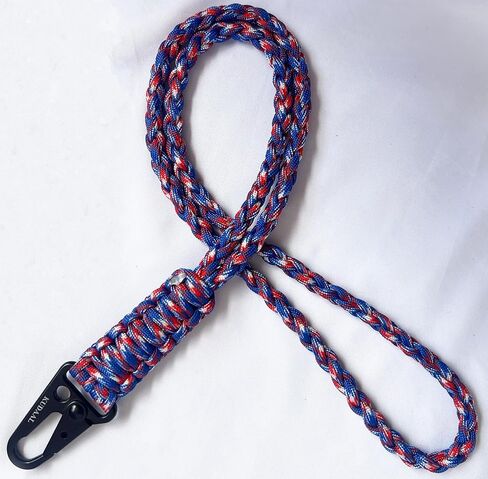 Paracord Lanyard keychain keyard heavice wraced keychain keychain lanyard for keys id camping haking action just action in Kuwait