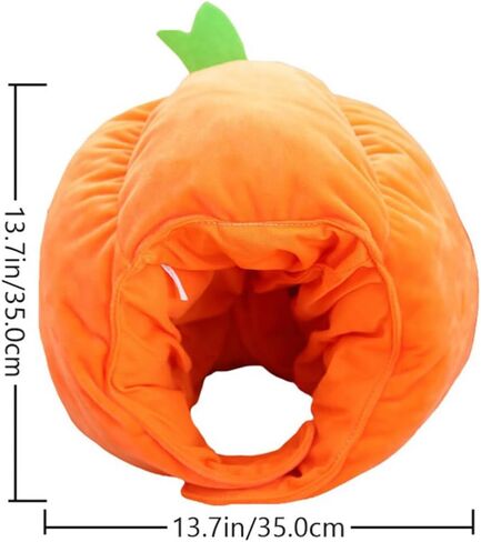 Kisangel 1pc Plush Halloween Pumpkin Hat, Novelty Cotton Pumpkin Headdress for Women Hair Bands Pumkin Costume in Saudi Arabia