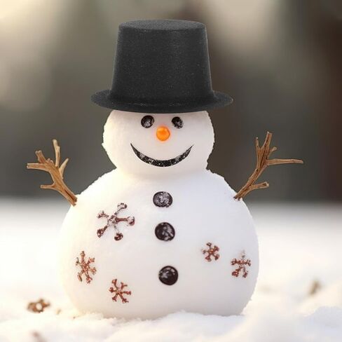 ABOOFAN Mini Felt Hats - 60Pcs Christmas Black Top Hat, Bucket Hat, Wine Bottle Toppers, Doll Caps for Xmas Party Decor, Snowman, Pets, Candy in Saudi Arabia