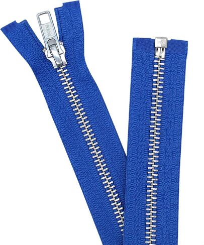 ykk® 24 "سحاب سترة ، ykk #5 الألومنيوم المعدن ~ الوزن المتوسط ​​~ فصل ~ 918 Royal Blue (1 Zipper/Pack) in Saudi Arabia