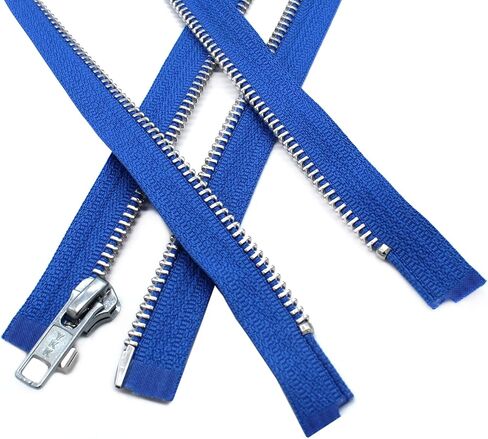 ykk® 24 "سحاب سترة ، ykk #5 الألومنيوم المعدن ~ الوزن المتوسط ​​~ فصل ~ 918 Royal Blue (1 Zipper/Pack) in Saudi Arabia