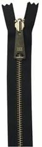 YKK® 108" Tent Zipper or Sleeping Bag Brass Reversible Black in Saudi Arabia