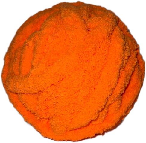 Chunky Chenille Orange Yarn for Crocheting and Handknitting ~ Big Bulky Fluffy Soft Chunky Blanket Yarn ~ DIY Crafts ~ Each Skein 28 oz in Saudi Arabia