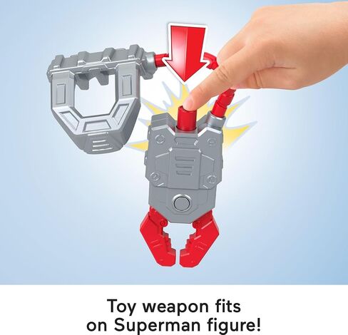 Fisher-Price Imaginext DC Super Friends, Metal Force Action Figures & Accessory Set with 3-inch Superman, Krypto Super Dog & Grabbing Tool in Saudi Arabia