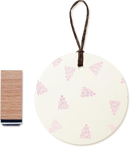 Joy Love Peace Rubber Stamp ، 3/5 بوصة ختم صغير صغير لمخطط صنع بطاقات Scrapbooking in Saudi Arabia