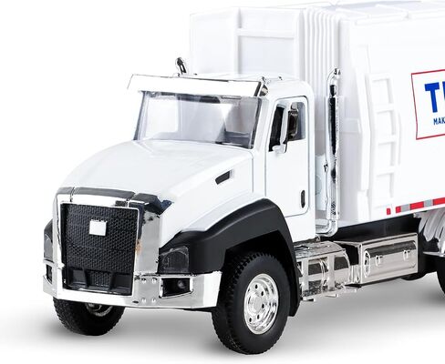 PIRUETA Light & Sound President Donald Trump 2024 Truck Toys, Trump Garbage Truck Collectibles, MAGA, 2024 Election Souvenirs, 1:50 Scale Pull Back Action Alloy Collectible Toys Gift for Trump Fans in Saudi Arabia