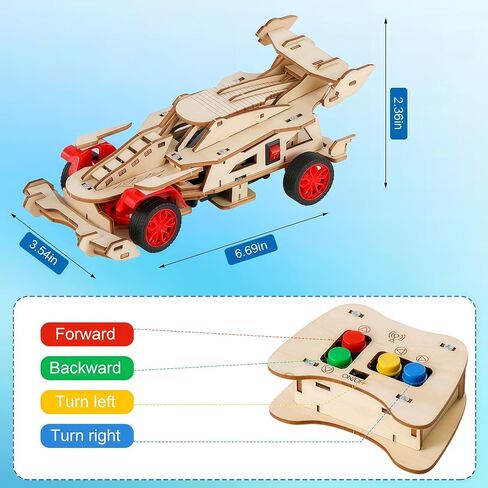 ألعاب STEM للأولاد 8-12 ، جهاز التحكم عن بعد F1 Car STEM طقم للأطفال ، وأطقم علوم الألغاز ثلاثية الأبعاد هدية للبنين والبنات من 8 إلى 14 | أفكار هدايا عيد ميلاد 8،9،10،11،12،13،14 سنة أطفال in Saudi Arabia