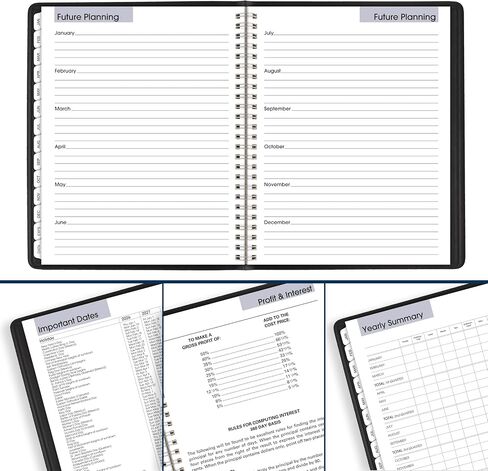 At-A-Glance 2026 Planner ، Weekly & Monthly ، 7 "× 8.75" ، متوسطة ، قابلة لإعادة التعبئة ، التنفيذي ، Dayminder ، Black (G5450026) in Saudi Arabia