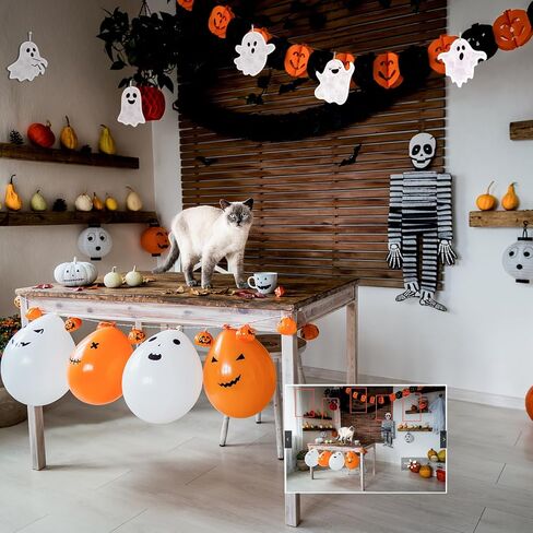 24 Sets Ghost Crafts Halloween Tissue Paper Craft Kits Make Your Own Ghost Suncatchers Hanging Ornament DIY for Halloween Party Trick or Treat Party Supplies Classroom Actives in Kuwait