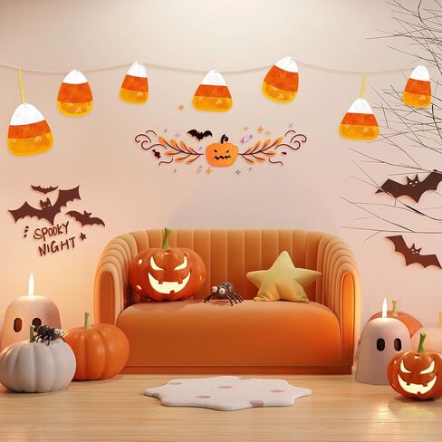 24 Sets Ghost Crafts Halloween Tissue Paper Craft Kits Make Your Own Ghost Suncatchers Hanging Ornament DIY for Halloween Party Trick or Treat Party Supplies Classroom Actives in Saudi Arabia