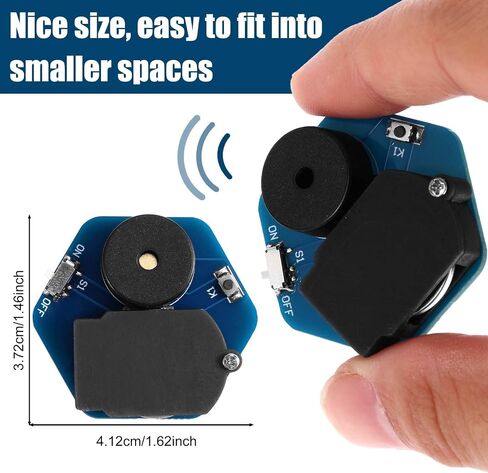 صانع الضوضاء الكريكيت مزحة ، جهاز مزحة هندسي سداسي مع 16 أصواتا آلة ضوضاء مزعجة مخفية للمدرسة والسيارة Office Office Office (الأزرق) in Kuwait