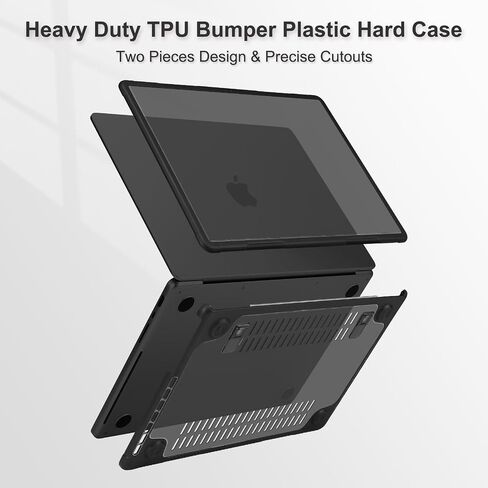 Mosiso متوافق مع MacBook Pro 14 بوصة الحالة 2025-2021 M4 M3 M2 M1 A3112 A3185 A3401 A2918 A2992 A2779 A2442 ، حالة عالية الخدمة مع Fold Kickstand Skin & Keyboard Film & type C & bag ، Black ، Black in Saudi Arabia