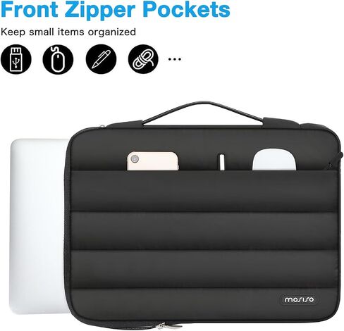 Mosiso متوافق مع MacBook Pro 14 بوصة الحالة 2025-2021 M4 M3 M2 M1 A3112 A3185 A3401 A2918 A2992 A2779 A2442 ، حالة عالية الخدمة مع Fold Kickstand Skin & Keyboard Film & type C & bag ، Black ، Black in Saudi Arabia