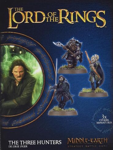 Games Workshop Warhammer Middle Earth - The Three Hunters in Saudi Arabia