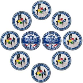 BHealthLife 10 Pcs Team Spirit Award Coins Set Appreciation Gifts for Employees Inspirational Coins Bulk Gifts for Coworkers Team Members Staffs Students in Saudi Arabia