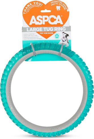 لعبة TPR Ring Dog Heavy - حلقة مضغ قاسية مع رائحة الفانيليا - مقاومة للطقس ، تحارب البلاك - TORM & TUG DATIENT (XL/SMITHER SISSES) in Kuwait