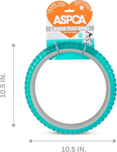 لعبة TPR Ring Dog Heavy - حلقة مضغ قاسية مع رائحة الفانيليا - مقاومة للطقس ، تحارب البلاك - TORM & TUG DATIENT (XL/SMITHER SISSES) in Kuwait