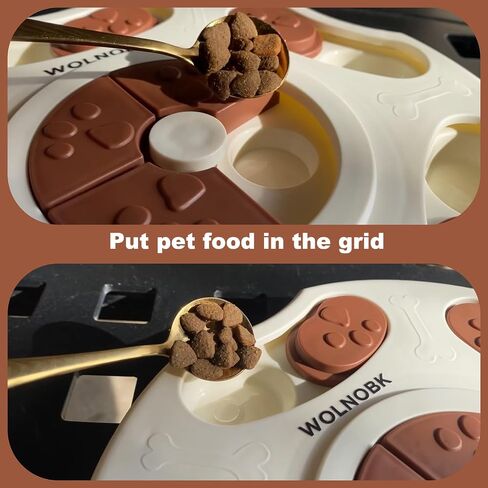 Interactive Dog Puzzle Toy for Smart Large Small Medium Dogs to Keep Them Busy Training Chew,Cat Toys for Bored Indoor Adult Cats,Slow Feeder Dog Bowls Feeder Puppy Toys Essentials Pet Gift in Saudi Arabia