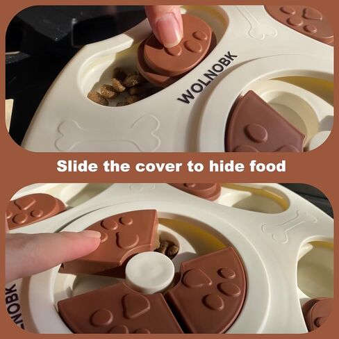 Interactive Dog Puzzle Toy for Smart Large Small Medium Dogs to Keep Them Busy Training Chew,Cat Toys for Bored Indoor Adult Cats,Slow Feeder Dog Bowls Feeder Puppy Toys Essentials Pet Gift in Saudi Arabia