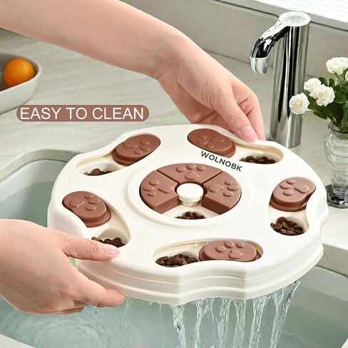 Interactive Dog Puzzle Toy for Smart Large Small Medium Dogs to Keep Them Busy Training Chew,Cat Toys for Bored Indoor Adult Cats,Slow Feeder Dog Bowls Feeder Puppy Toys Essentials Pet Gift in Saudi Arabia
