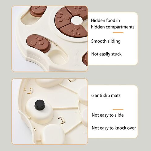 Interactive Dog Puzzle Toy for Smart Large Small Medium Dogs to Keep Them Busy Training Chew,Cat Toys for Bored Indoor Adult Cats,Slow Feeder Dog Bowls Feeder Puppy Toys Essentials Pet Gift in Saudi Arabia