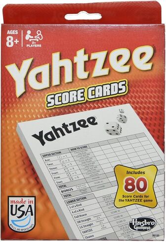بطاقات نقاط Yahtzee 80 ورقة - 2 حزمة in Saudi Arabia