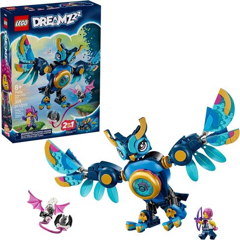 Lego Dreamzzz Zoey’s Time Owl Building Toy - Pray Play مجموعة للفتيات والفتيان - لعبة سرد القصص للأطفال ، الأعمار 8+ ، مع وضعين للبناء - فكرة هدية لأعياد الميلاد والأعياد - 71494 in Saudi Arabia