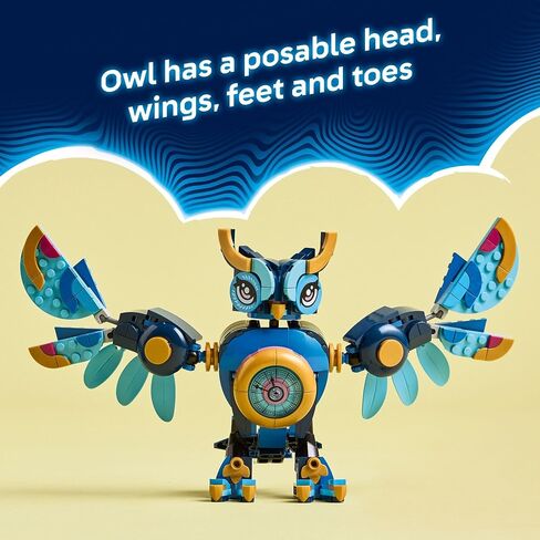 Lego Dreamzzz Zoey’s Time Owl Building Toy - Pray Play مجموعة للفتيات والفتيان - لعبة سرد القصص للأطفال ، الأعمار 8+ ، مع وضعين للبناء - فكرة هدية لأعياد الميلاد والأعياد - 71494 in Saudi Arabia