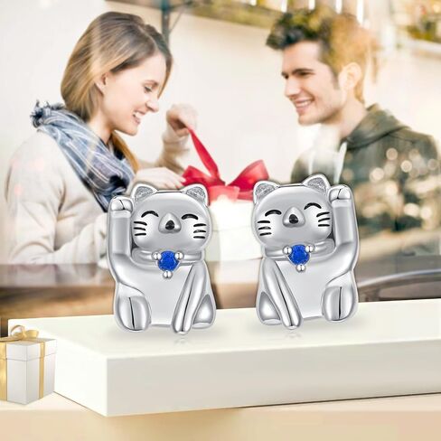 AOBOCO Dog Earrings Paw Print Earrings 925 Sterling Silver Pet Studs Earrings Cute Dog Jewelry for Women Girls Dog Lover, Sterling Silver, created jade in Saudi Arabia