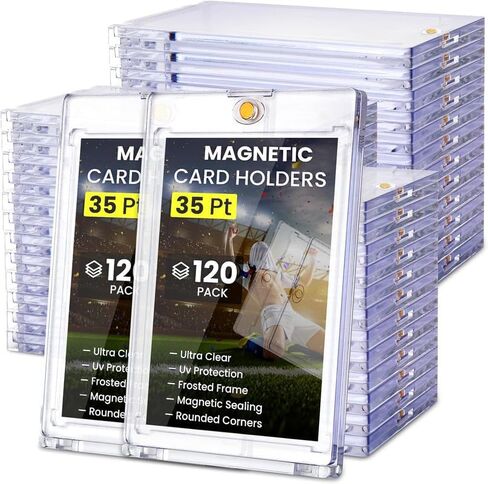 حاملي بطاقات مغناطيسي 120C ، 35pt واحد حامل بطاقات اللمس ، وحالة البلاستيك الصلب U-V لبطاقات التداول ، وحالة العرض للرياضة ، والبيسبول ، وكرة القدم ، وبطاقات اللعبة in Kuwait