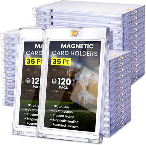 حاملي بطاقات مغناطيسي 120C ، 35pt واحد حامل بطاقات اللمس ، وحالة البلاستيك الصلب U-V لبطاقات التداول ، وحالة العرض للرياضة ، والبيسبول ، وكرة القدم ، وبطاقات اللعبة in Kuwait