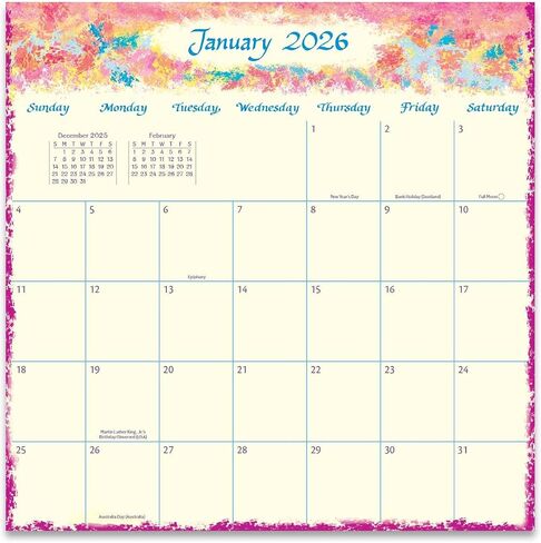 Blue Mountain Arts 2026 Wall Calendar — My Daughter… I Couldn’t Be More Proud of You by Susan Polis Schutz | Inspirational Gift for Daughters from Mom or Dad | 12-Month, 12 x 12 inches in Saudi Arabia