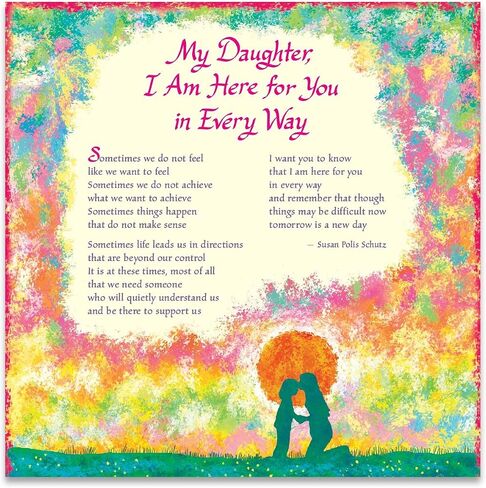 Blue Mountain Arts 2026 Wall Calendar — My Daughter… I Couldn’t Be More Proud of You by Susan Polis Schutz | Inspirational Gift for Daughters from Mom or Dad | 12-Month, 12 x 12 inches in Saudi Arabia