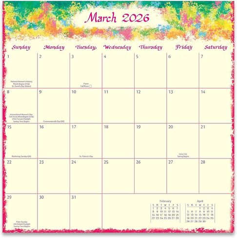 Blue Mountain Arts 2026 Wall Calendar — My Daughter… I Couldn’t Be More Proud of You by Susan Polis Schutz | Inspirational Gift for Daughters from Mom or Dad | 12-Month, 12 x 12 inches in Saudi Arabia