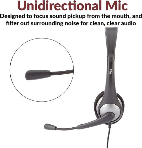 سماعة رأس ستيريو Cyber ​​Acoustics، ستيريو 3.5 ملم ومحول Y لسماعات الرأس والميكروفون المنفصلة، ​​الفصل الدراسي K12 والتعليم (AC-204) (4 عبوات) in Kuwait