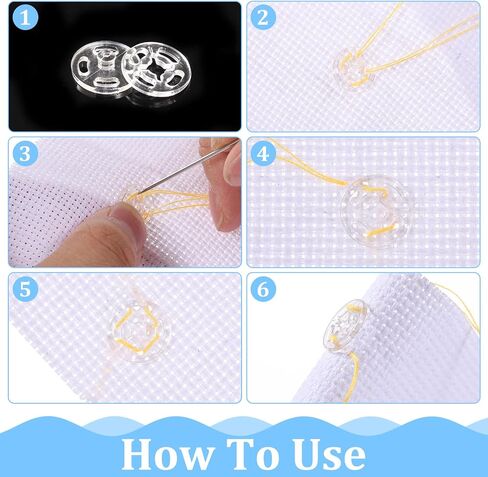 120 مجموعات من البلاستيك SHOP-ON SNAP SNAPS CLEAR لخياطة الخياطة غير المرئية على أزرار SNAP ROUND CLEAR اضغط على زر السحابات SNAPS لقمصان ملابس DIY (7 مم+10 مم+12.5 مم) in Saudi Arabia
