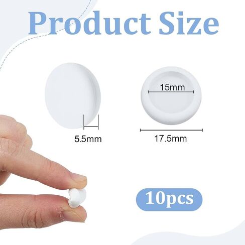 OLYCRAFT 10Pcs Cream Button Covers for Jeans Suitable for 15mm Button TPU Cover Shirt Buttons Cover Aviod Shirt Holes for Jeans Buttons Sewing Kit Replacement for Shirts Jean Cufflinks in Saudi Arabia