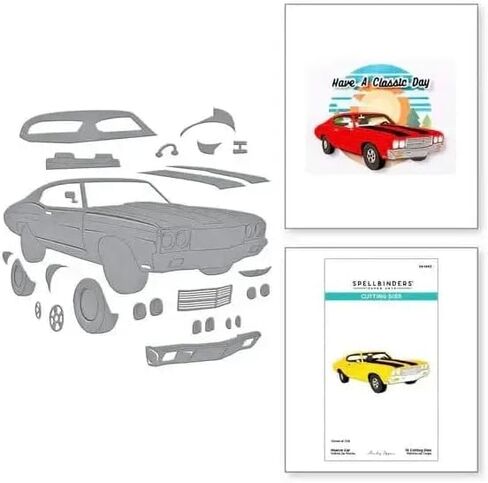 Spellbinders Muscle Car Etched Dies, Metal in Saudi Arabia