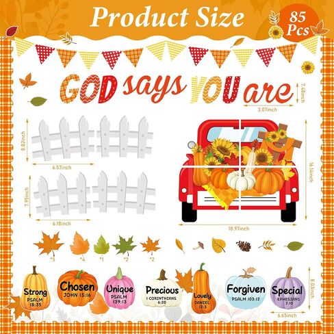 85 PCS ديني ديني ديكورز ديكورز ، يقول الله إنك عبارة عن مجموعة من ألواح النشرة in Saudi Arabia