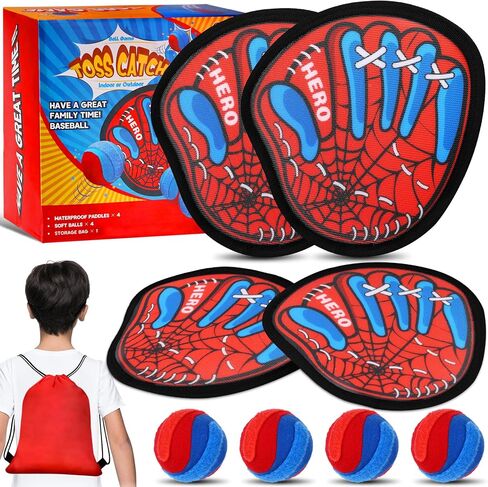 Toss and Catch Ball Game Toys for Kids - Birthday for Boys Ages 4 5 6 7 8 9 10 12 Years Old, Outdoor Yard Games, Toys for Boys Ages 4-6 8-12, Party Stocking Stuffers (Upgraded) in Saudi Arabia