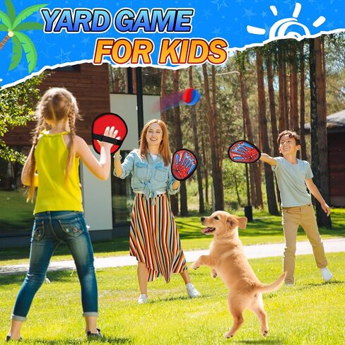 Toss and Catch Ball Game Toys for Kids - Birthday for Boys Ages 4 5 6 7 8 9 10 12 Years Old, Outdoor Yard Games, Toys for Boys Ages 4-6 8-12, Party Stocking Stuffers (Upgraded) in Saudi Arabia