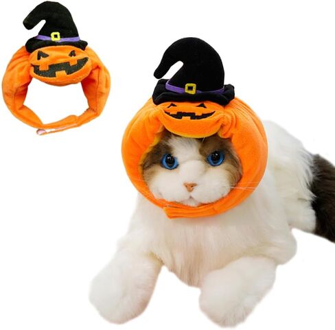 ANIAC Dog Pumpkin Costume Halloween Cat Pumpkin Outfit Funny Puppy Clothes for Small Dogs Pet Party Cosplay Accessories (Orange Clohes, X-Small) in Saudi Arabia