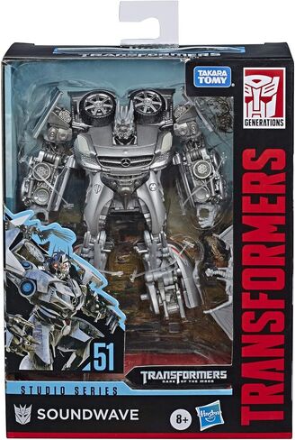 Transformers Toys Studio Series 51 Deluxe Class Dark of The Moon Movie Soundwave Action Figure - Kids Ages 8 & Up, 4.5" in Saudi Arabia