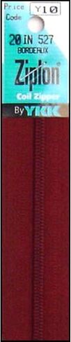YKK Ziplon Coil Zipper 20" Bordeaux in Saudi Arabia