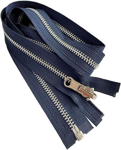 #5 Metal Metal Metal ykk وزن متوسطة من الداخل/خارج سحاب شريحة قابلة للانعكاس سحاب فصل (سحاب واحد) Navy #560W اختر طولك (البحرية #560W ، 13 بوصة) in Saudi Arabia