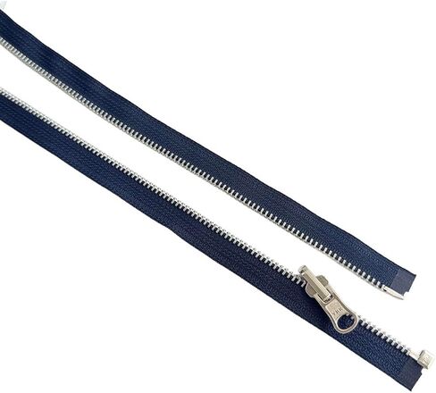 #5 Metal Metal Metal ykk وزن متوسطة من الداخل/خارج سحاب شريحة قابلة للانعكاس سحاب فصل (سحاب واحد) Navy #560W اختر طولك (البحرية #560W ، 13 بوصة) in Saudi Arabia