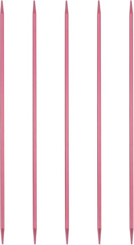 uxcell 5pcs إبر الحياكة 4.5 ملم (الحجم الأمريكي 7) سبيكة الألومنيوم مزدوجة الإبرة مدببة 7.87 بوصة in Saudi Arabia